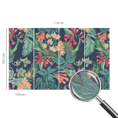 Tiskana fototapeta flis Tropsko cvetje