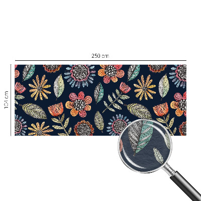 Fototapeta za spalnico Cvetlični mozaik