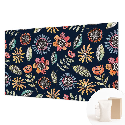 Fototapeta za spalnico Cvetlični mozaik