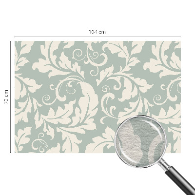 Flis fototapeta za otroško sobo Dekorativni listi