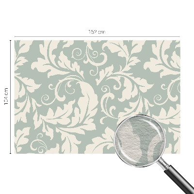 Flis fototapeta za otroško sobo Dekorativni listi