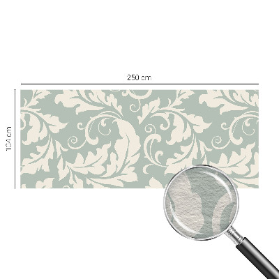 Flis fototapeta za otroško sobo Dekorativni listi