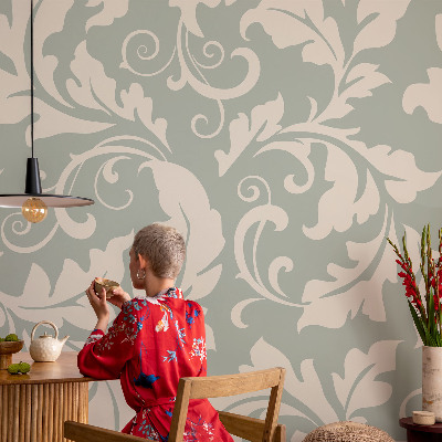 Flis fototapeta za otroško sobo Dekorativni listi