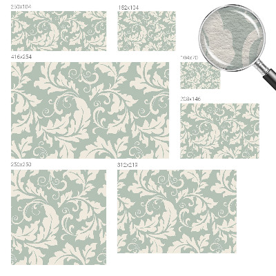 Flis fototapeta za otroško sobo Dekorativni listi