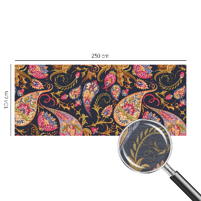 Dekorativna fototapeta z živobarvnim vzorcem paisley