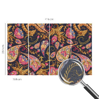 Dekorativna fototapeta Barvit paisley