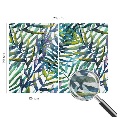 Stenska dekoracija fototapeta Eksotična vegetacija