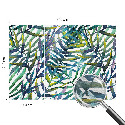 Stenska dekoracija fototapeta Eksotična vegetacija