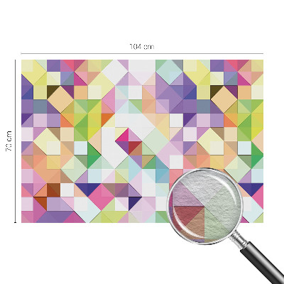 Flis fototapeta Barvite oblike