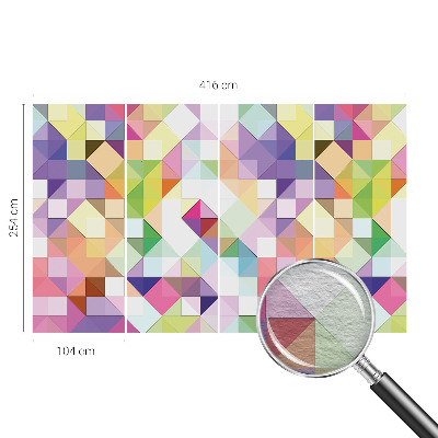 Flis fototapeta Barvite oblike