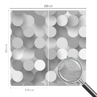 Fototapeta po meri Sivi krogi