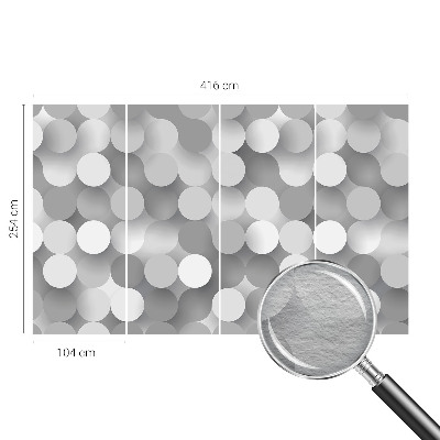 Fototapeta po meri Sivi krogi