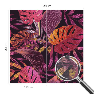 Fototapeta za steno z motivom eksotičnih listov