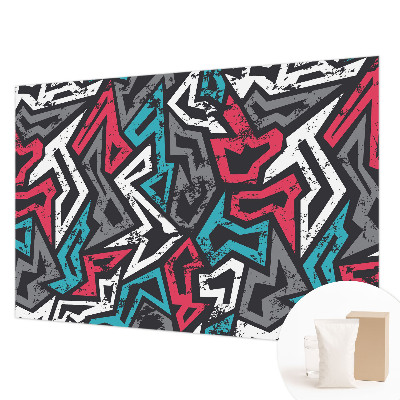 Moderna fototapeta z abstraktnim mozaikom