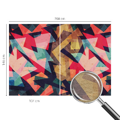 Stenska dekoracija fototapeta Barvit vzorec