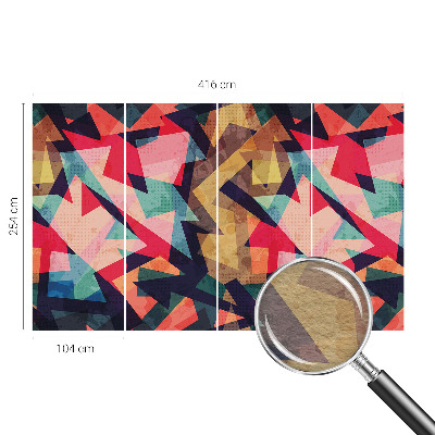 Stenska dekoracija fototapeta Barvit vzorec