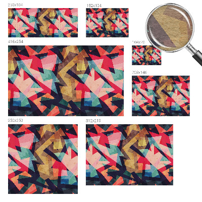 Stenska dekoracija fototapeta Barvit vzorec