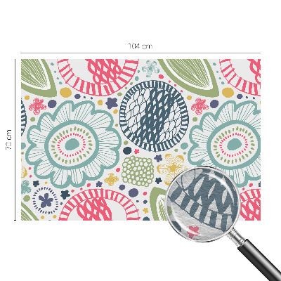 Flis fototapeta Cvetlični vzorci