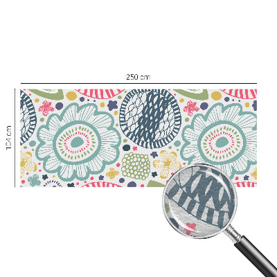 Flis fototapeta Cvetlični vzorci