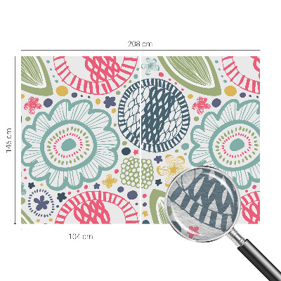 Flis fototapeta Cvetlični vzorci