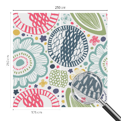 Flis fototapeta Cvetlični vzorci