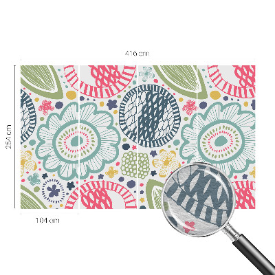 Flis fototapeta Cvetlični vzorci