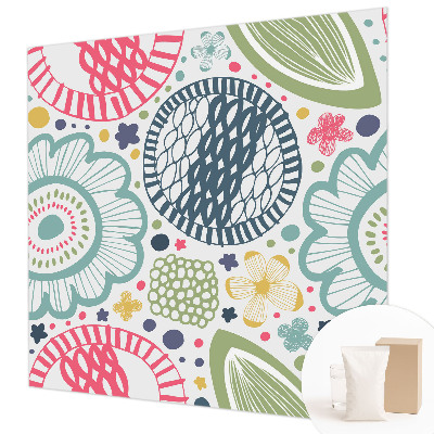 Flis fototapeta Cvetlični vzorci