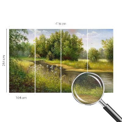 Visokokakovostna fototapeta Podeželska pokrajina