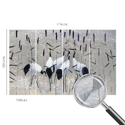 Foto tapeta Harmonični žerjavi