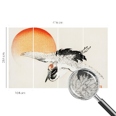 Fototapeta s tiskom z motivom elegantnega žerjava