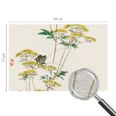 Stenska dekoracija fototapeta Rože v naravi