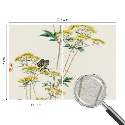 Stenska dekoracija fototapeta Rože v naravi