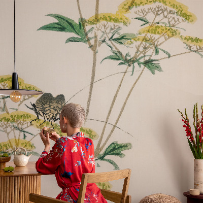 Stenska dekoracija fototapeta Rože v naravi