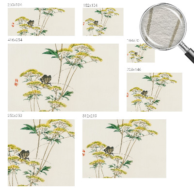 Stenska dekoracija fototapeta Rože v naravi