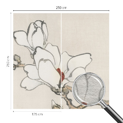 Fototapeta s tiskom z motivom nežnih magnolij