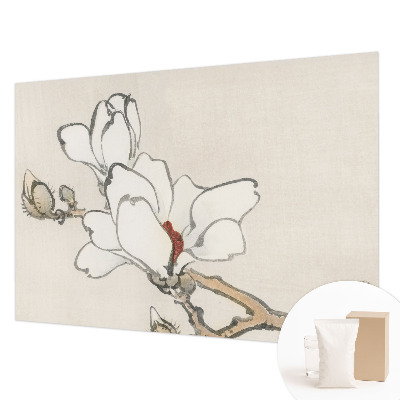 Fototapeta s tiskom z motivom nežnih magnolij