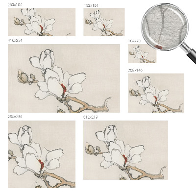 Fototapeta s tiskom z motivom nežnih magnolij