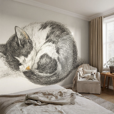 Foto tapeta z motivom čudovite mucke