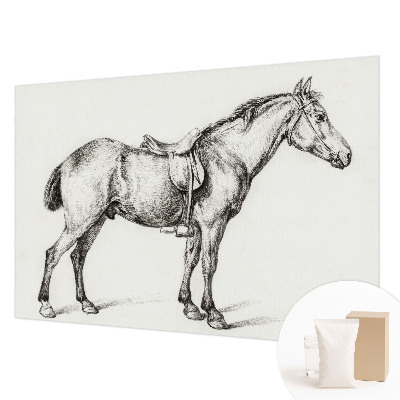 Flis fototapeta Skica konja