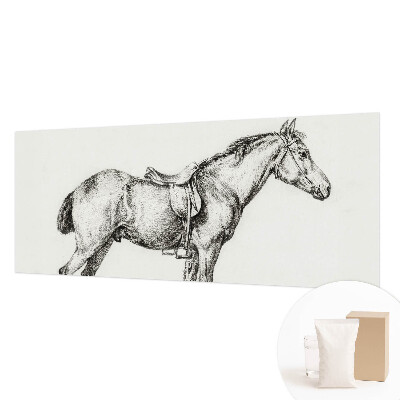 Flis fototapeta Skica konja