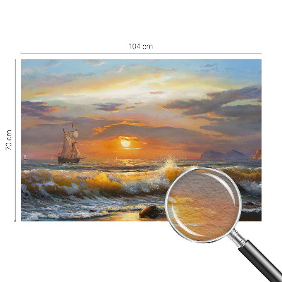 Stenska fototapeta flis z motivom morske panorame