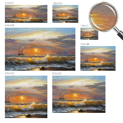 Stenska fototapeta flis z motivom morske panorame