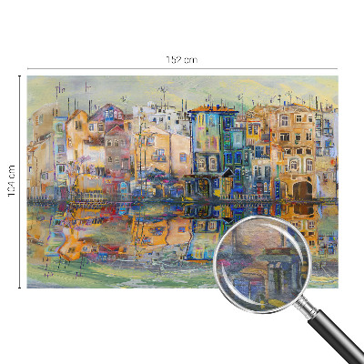 Tiskana fototapeta flis s motivom čarobnega mesta