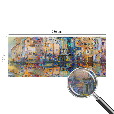 Tiskana fototapeta flis s motivom čarobnega mesta
