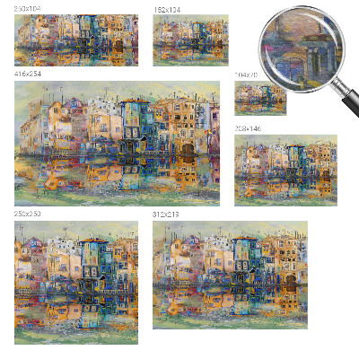 Tiskana fototapeta flis Čarobno mesto