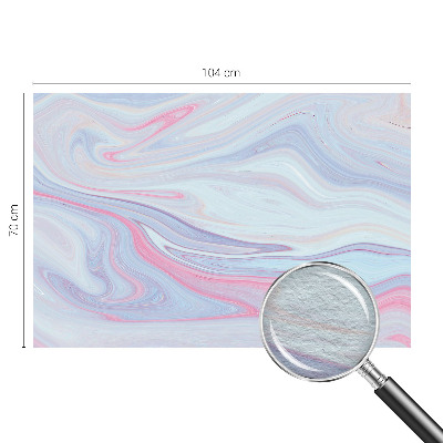 Fototapeta za spalnico s pastelno vrtinčno vzorcem