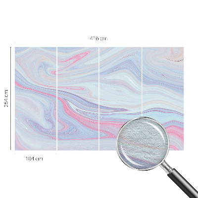 Fototapeta za spalnico Pastelni vrtinec