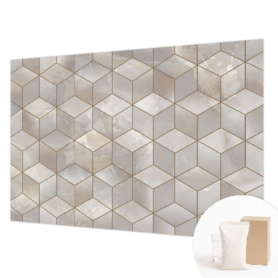 Flis fototapeta z geometrijskim mozaikom