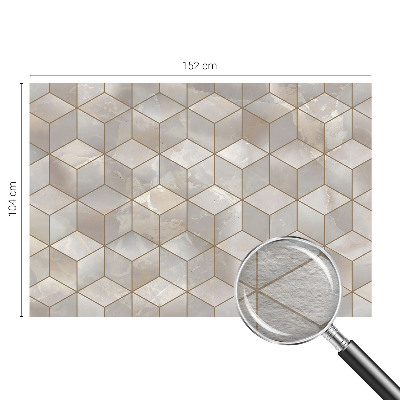 Flis fototapeta z geometrijskim mozaikom