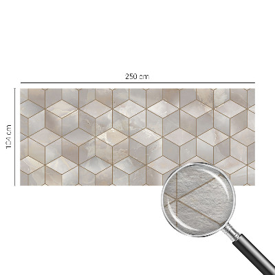 Flis fototapeta z geometrijskim mozaikom